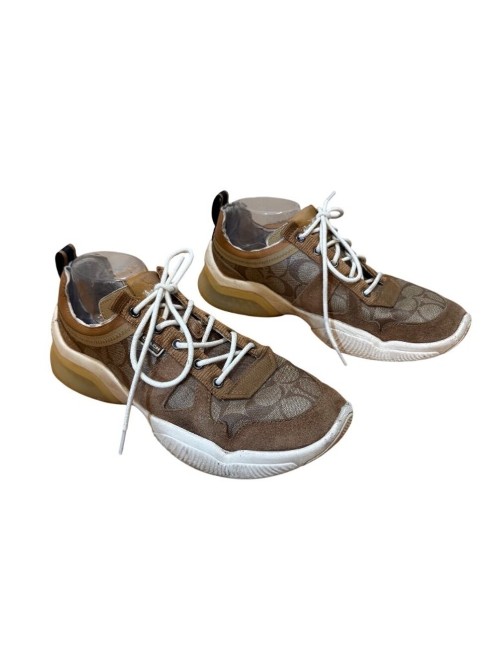 Coach Monogram Citysole Signature Runner Signature Low Top Designer Trainer 9d